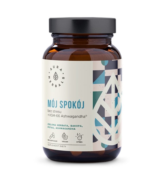 MÓJ SPOKÓJ, bez stresu + KSM-66 Ashwagandha, kapsułki 60 szt.