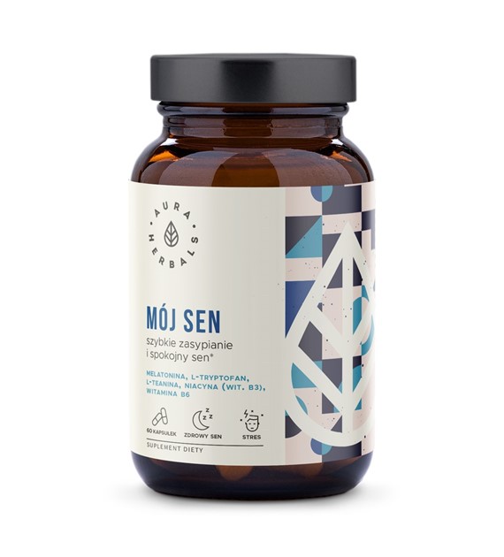 MÓJ SEN, Szybkie Zasypianie i Spokojny Sen, kapsułki 60 szt.