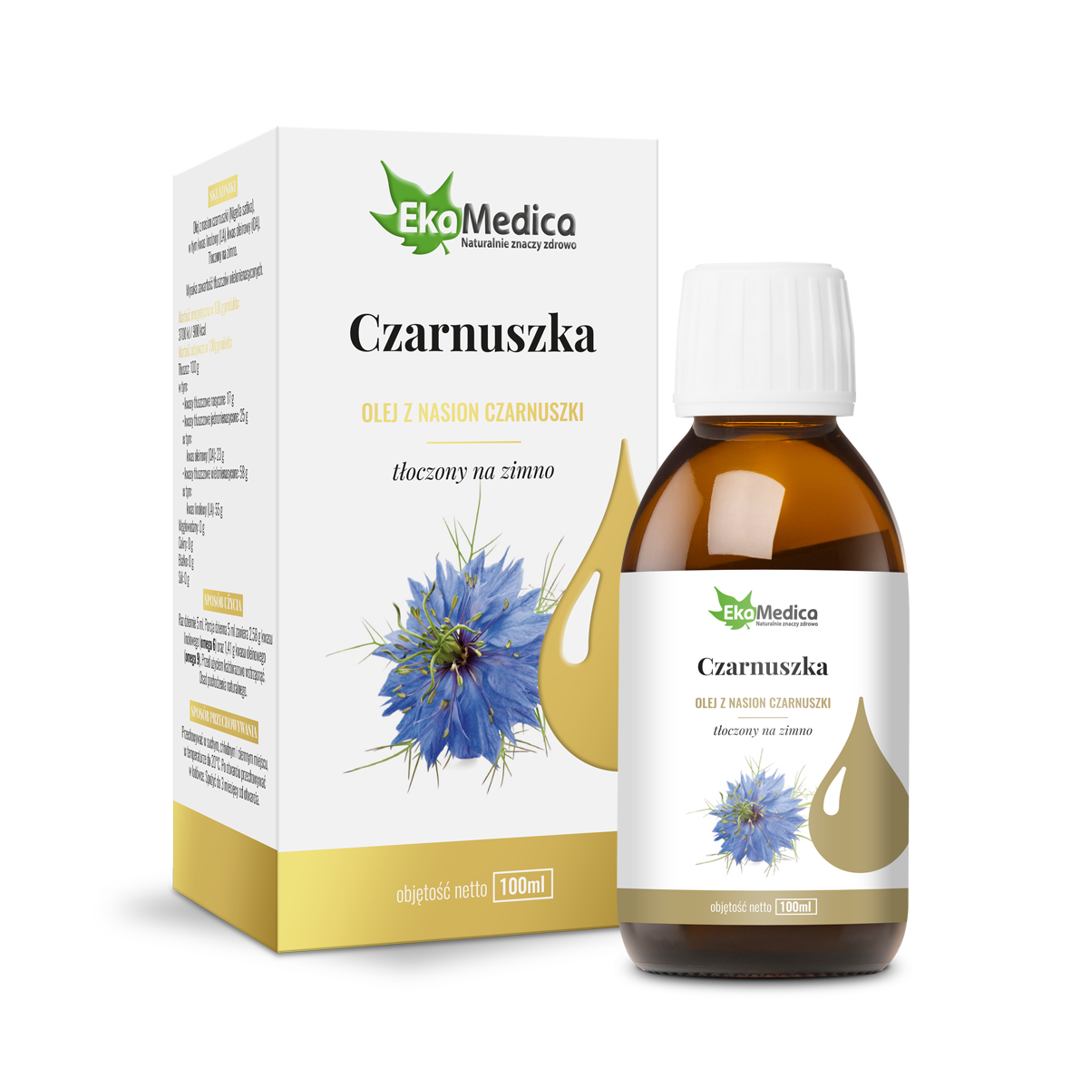 OLEJ Z NASION CZARNUSZKI 100 ml  100% PROMOCJA 5+1