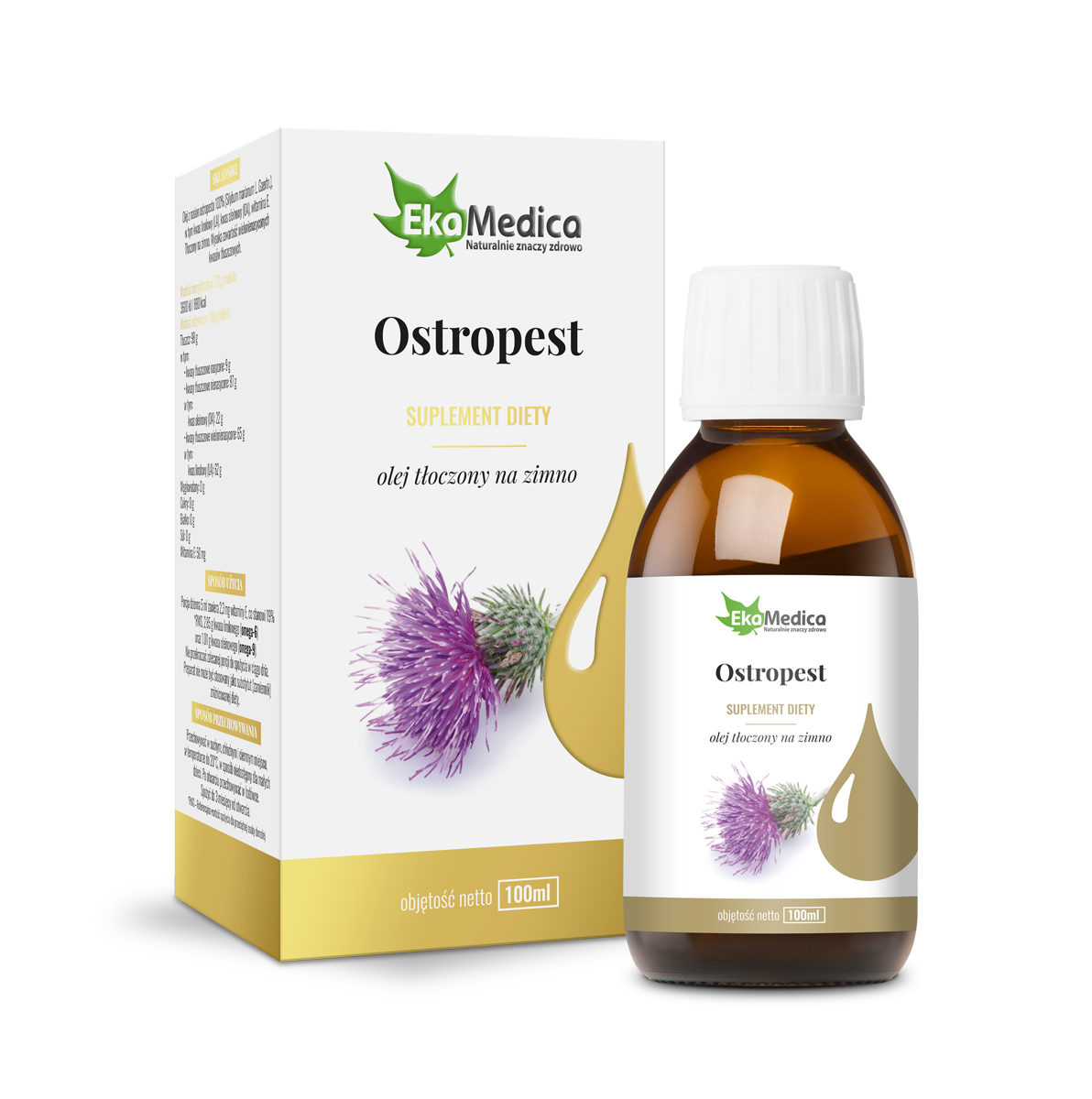 OLEJ Z OSTROPESTU 100 ml  100%