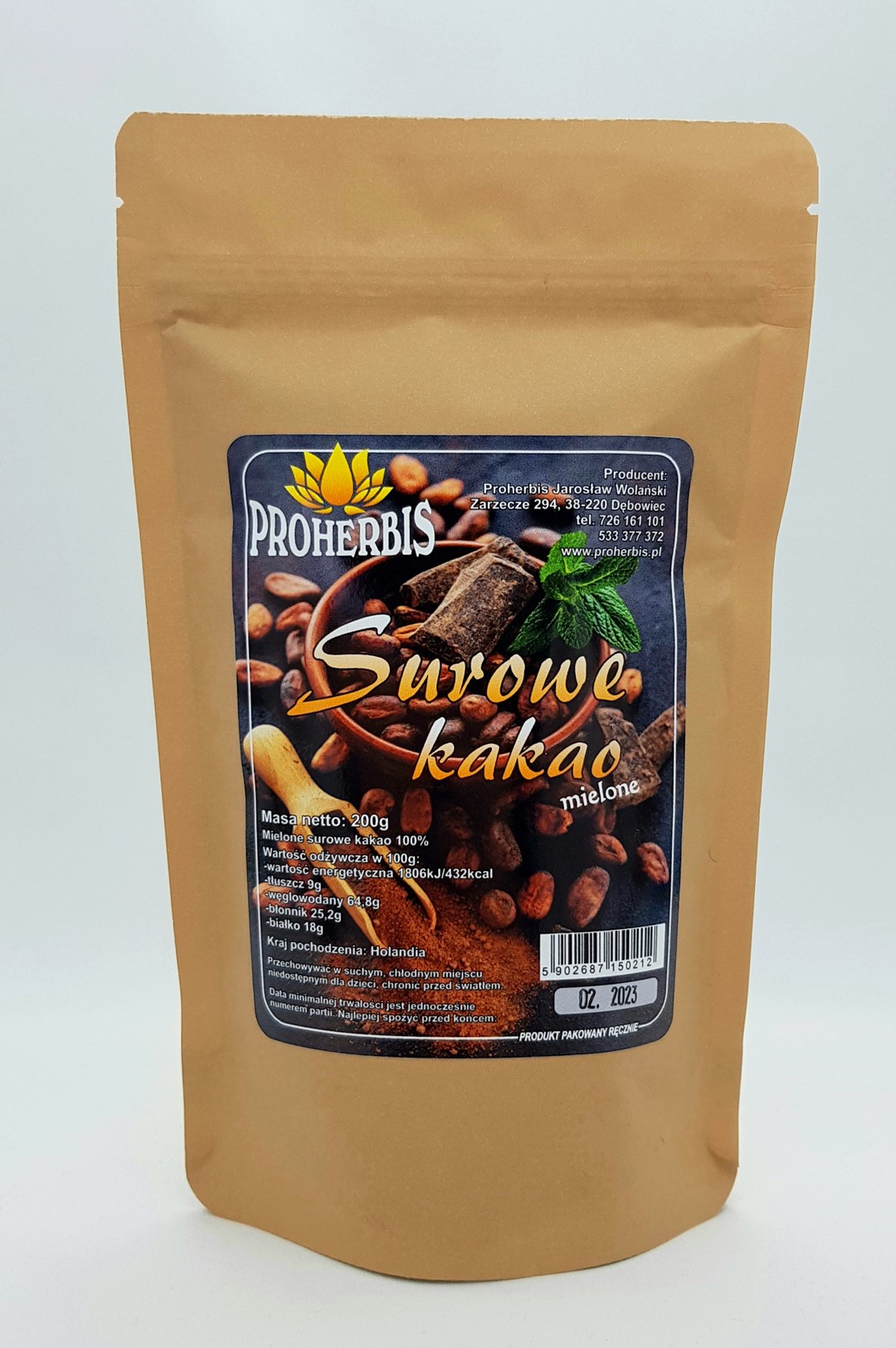 SUROWE KAKAO mielone 200g