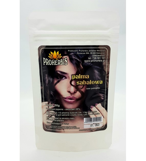 PALMA SABAŁOWA (ekstrakt 25%) 50g