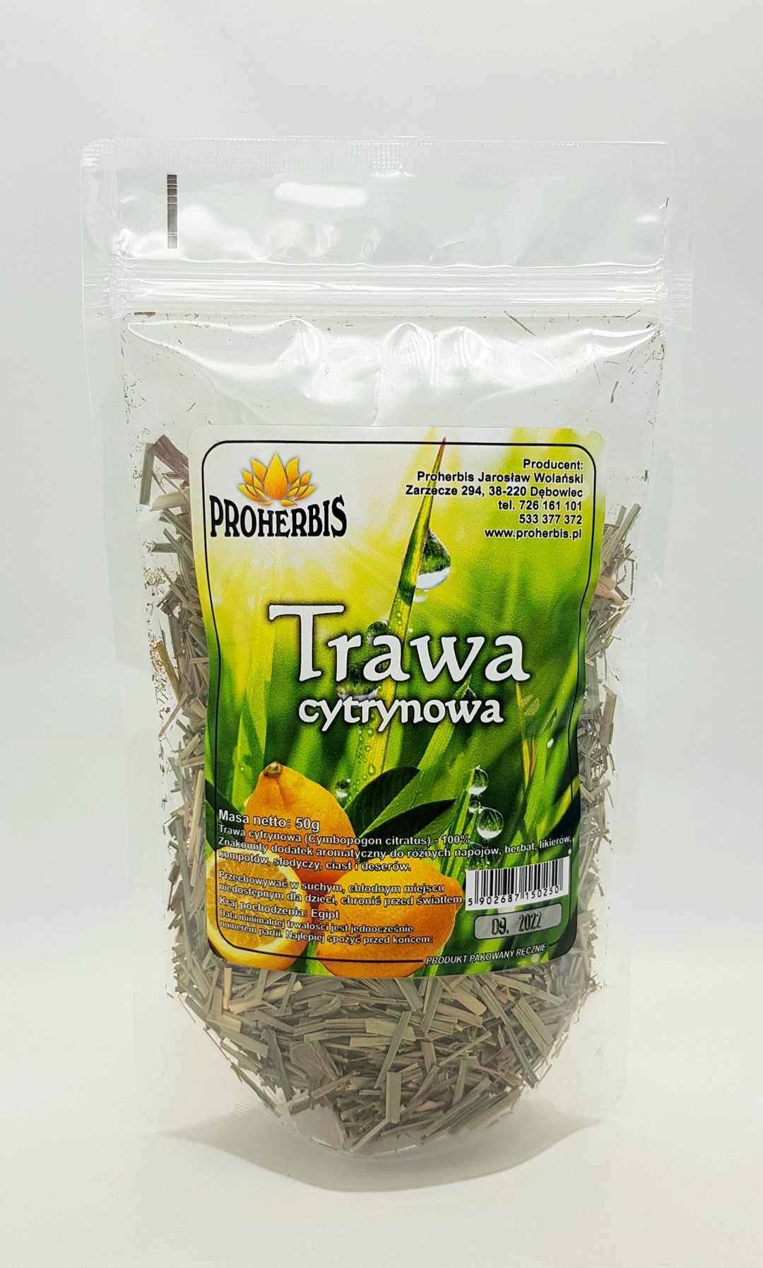 TRAWA CYTRYNOWA 50g