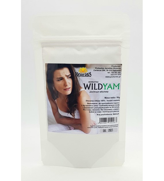 POCHRZYN WŁOCHATY (WILD YAM) korzeń mielony 50g