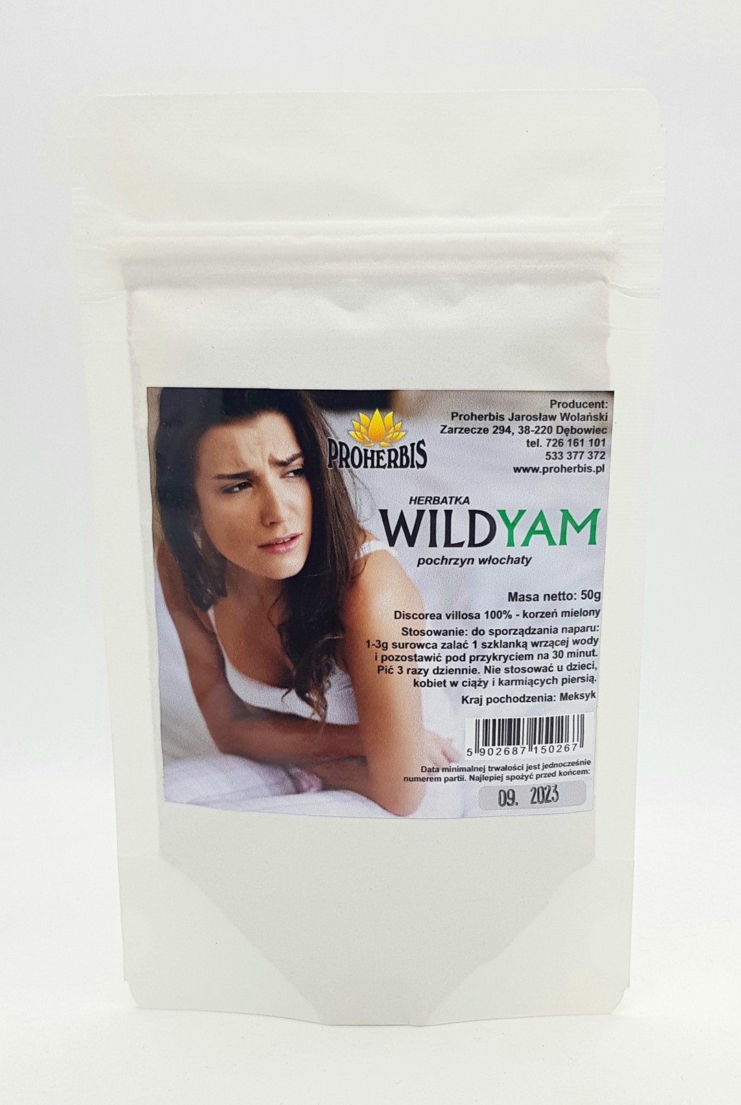 POCHRZYN WŁOCHATY (WILD YAM) korzeń mielony 50g
