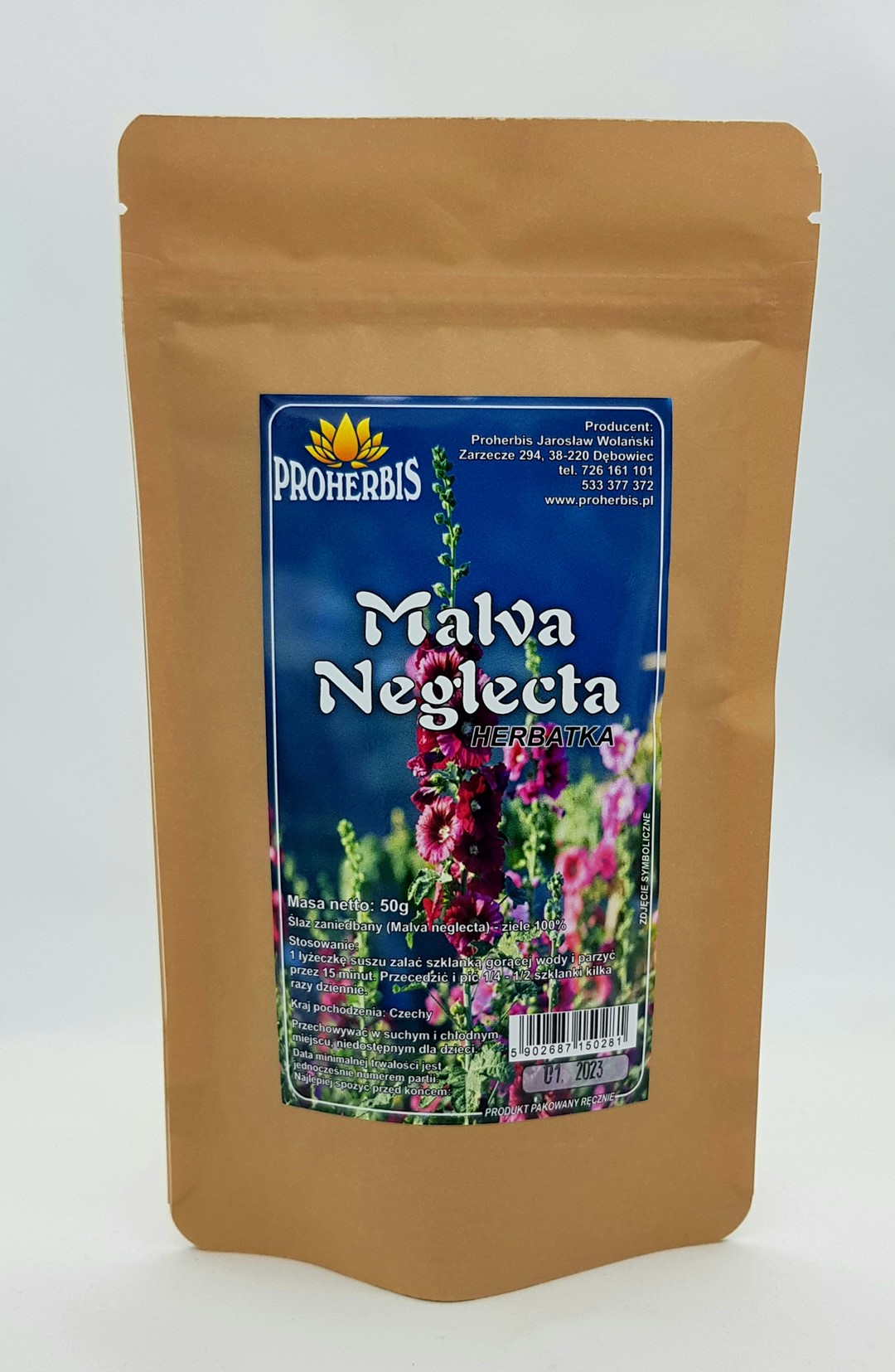 MALVA NEGLECTA (ślaz zaniedbany) 50g