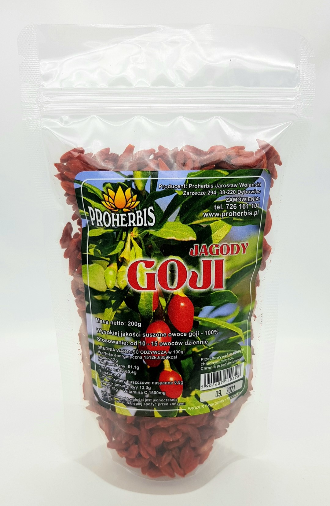 OWOCE GOJI 200g