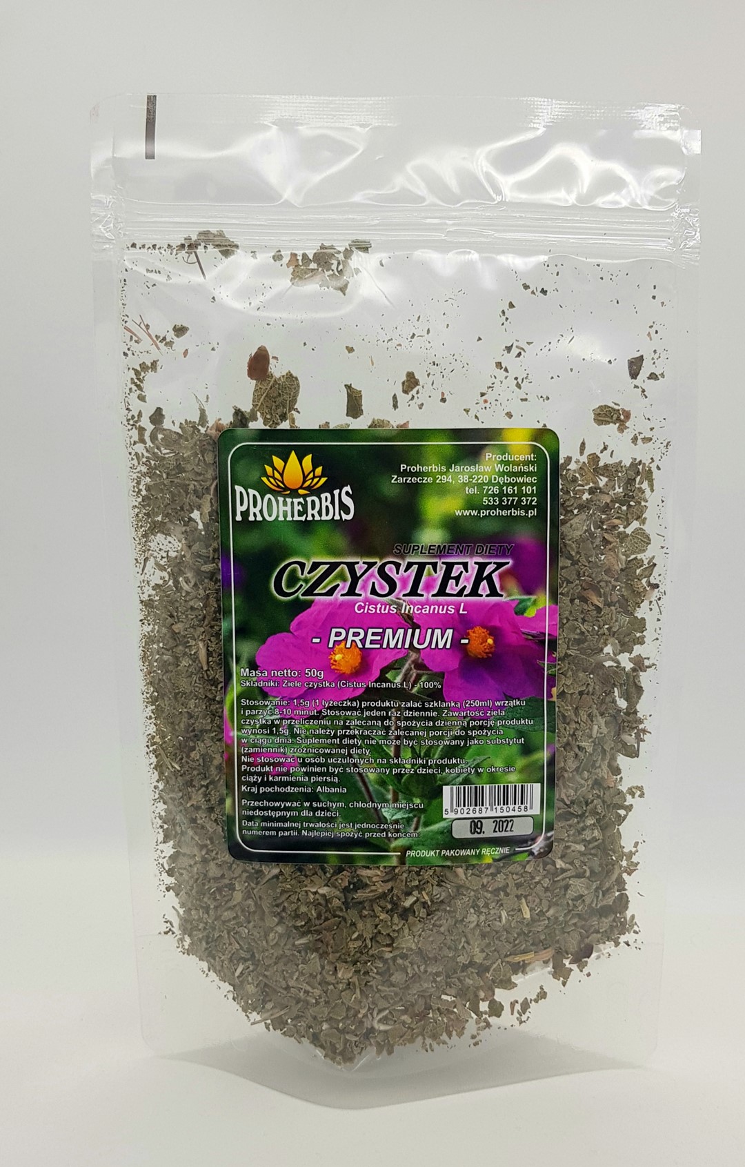 CZYSTEK albański 50g