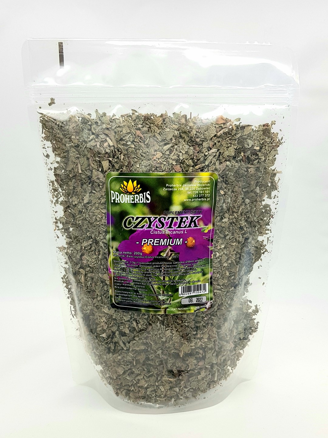 CZYSTEK albański 200g