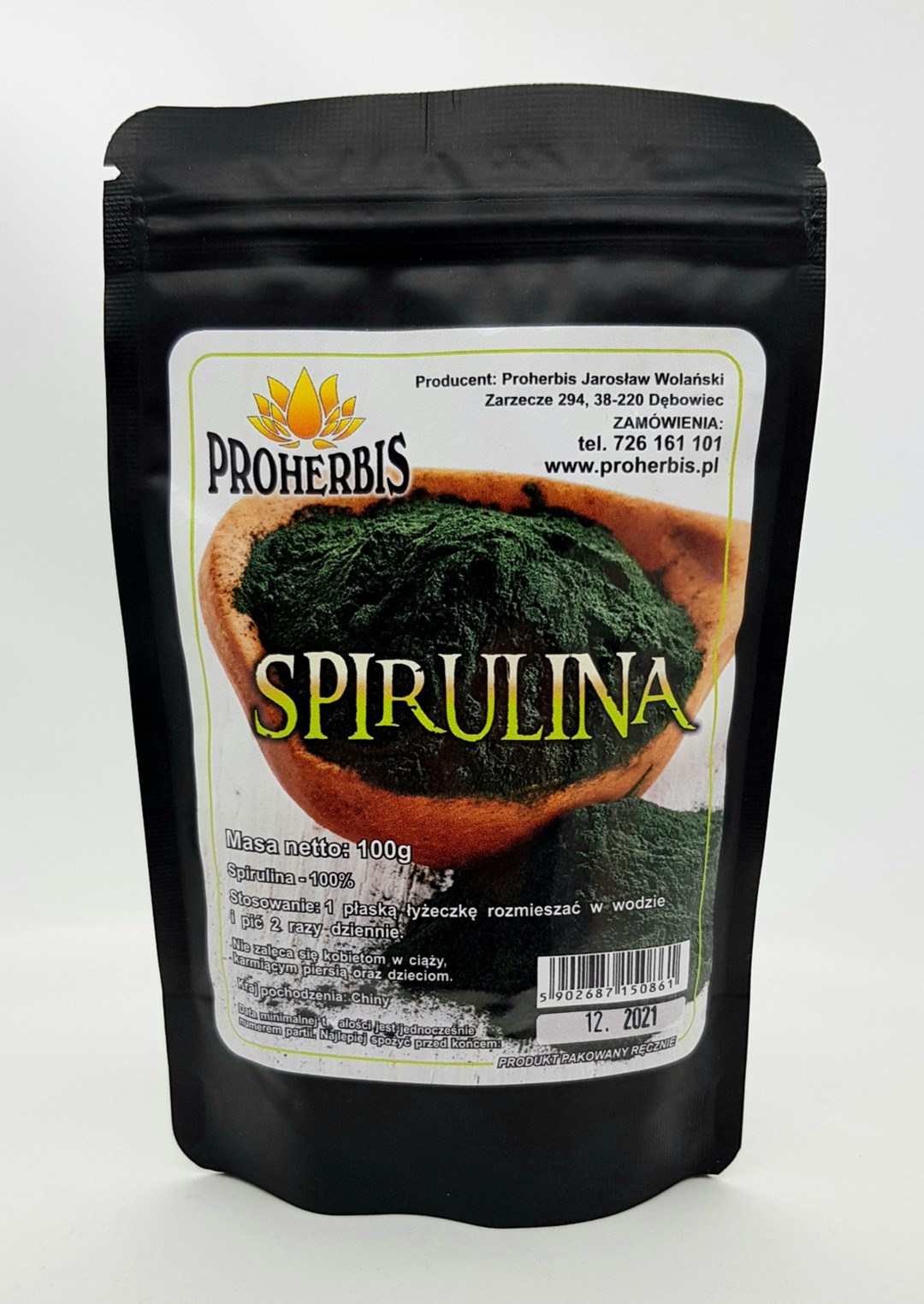 SPIRULINA proszek 100g
