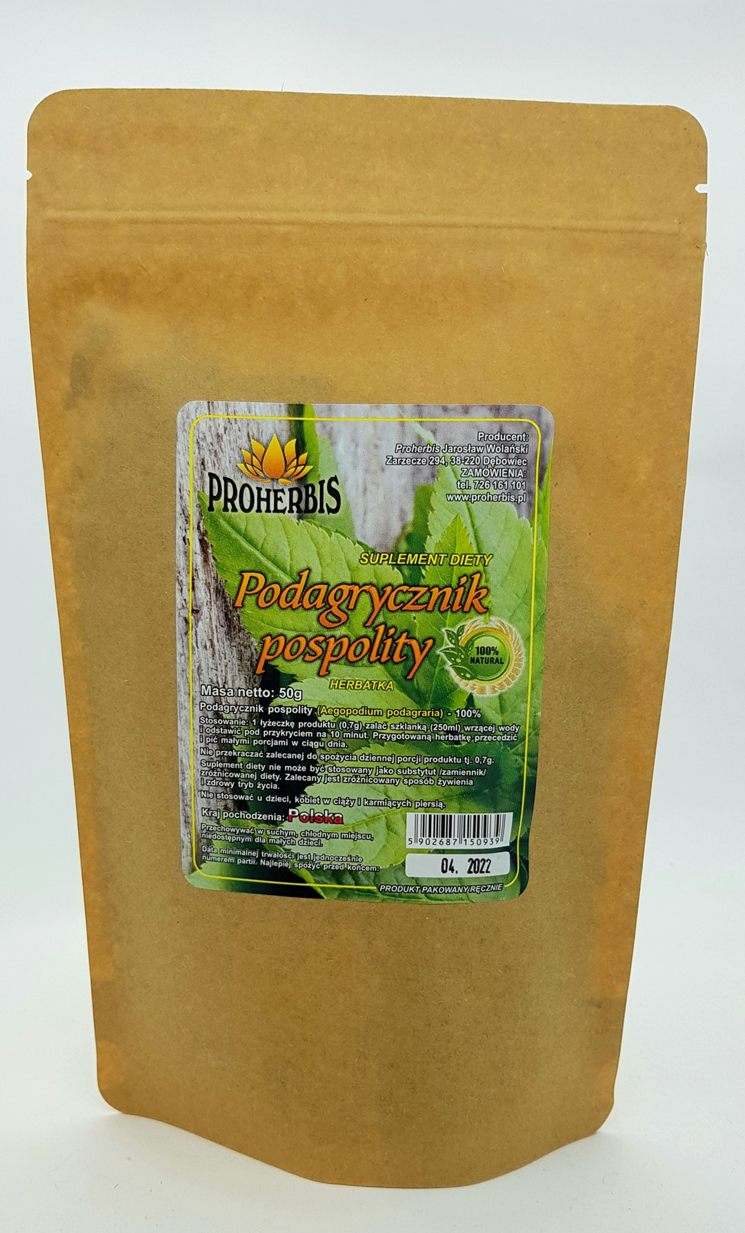 PODAGRYCZNIK POSPOLITY 50g