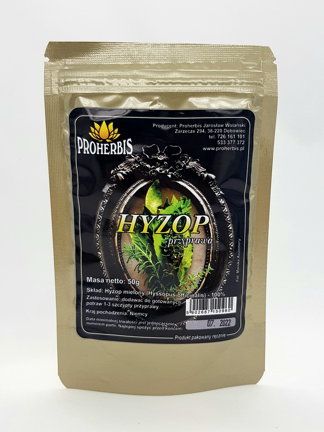 HYZOP mielony 50g
