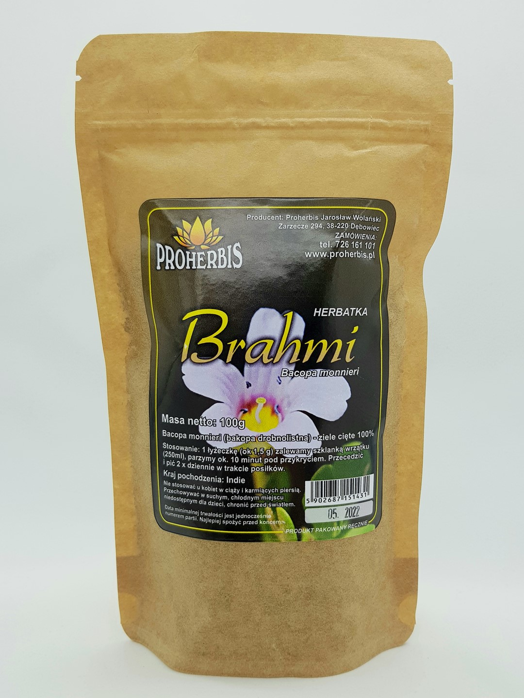 BRAHMI (Bacopa monnieri) 100g