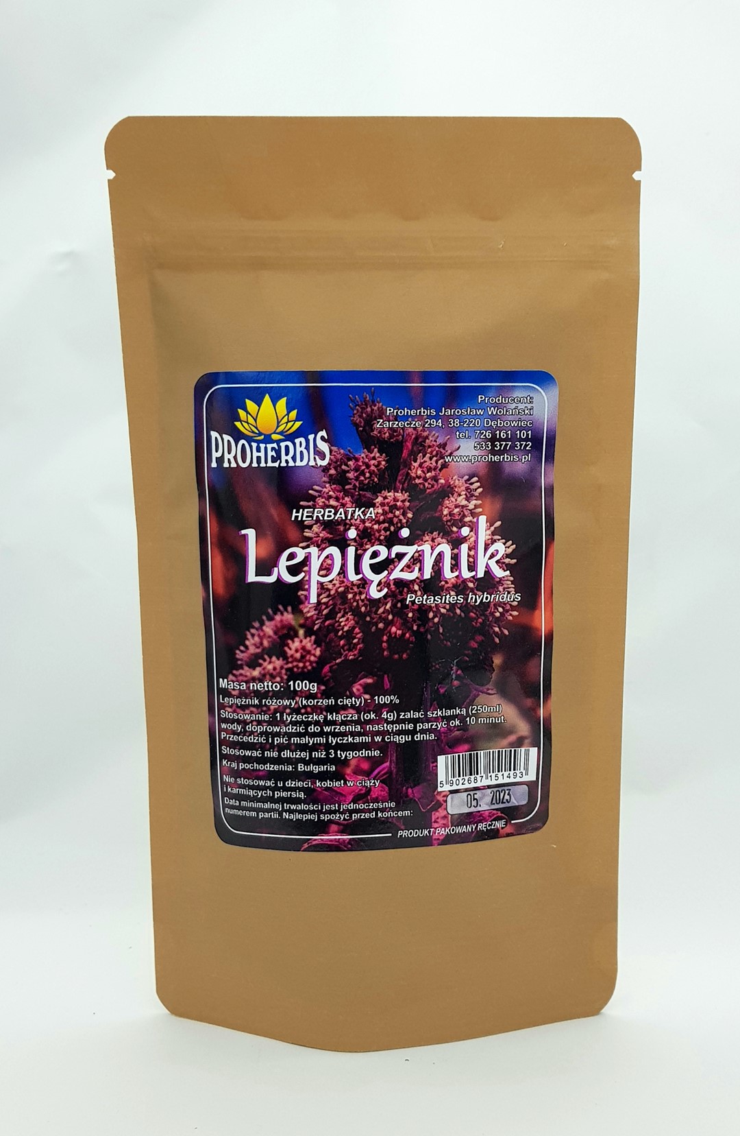 LEPIĘŻNIK RÓŻOWY 100g