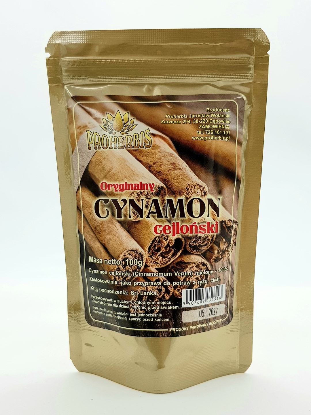 CYNAMON CEJLOŃSKI 100g
