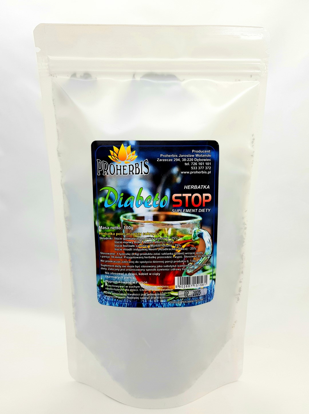 Herbatka DIABETOSTOP 100g