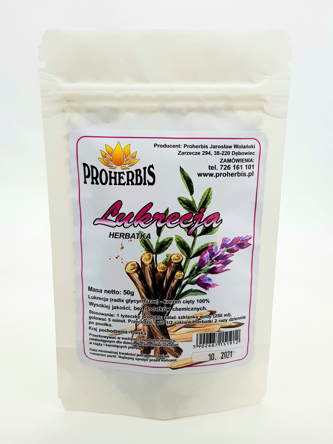 LUKRECJA korzeń cięty 50g
