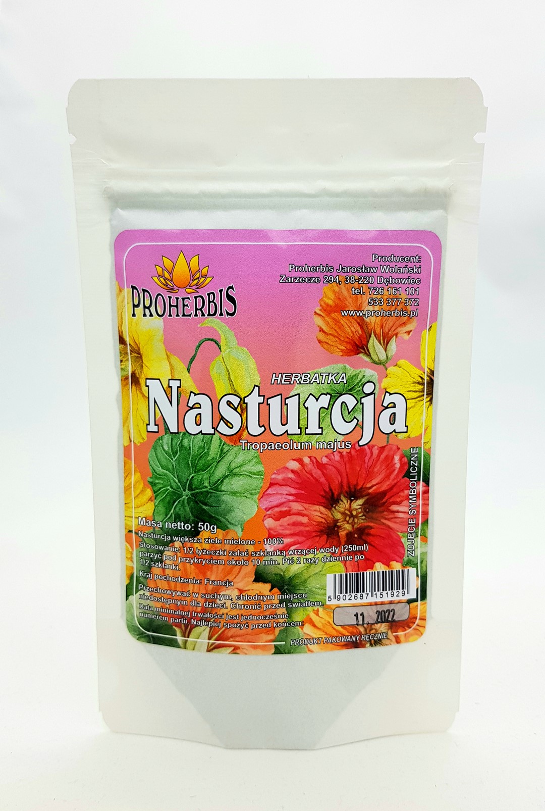 NASTURCJA ziele mielone 50g