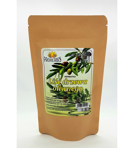 LIŚCIE DRZEWA OLIWNEGO 100g