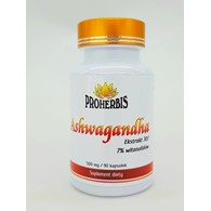 ASHWAGANDHA ekstrakt 30:1 90 kapsułek