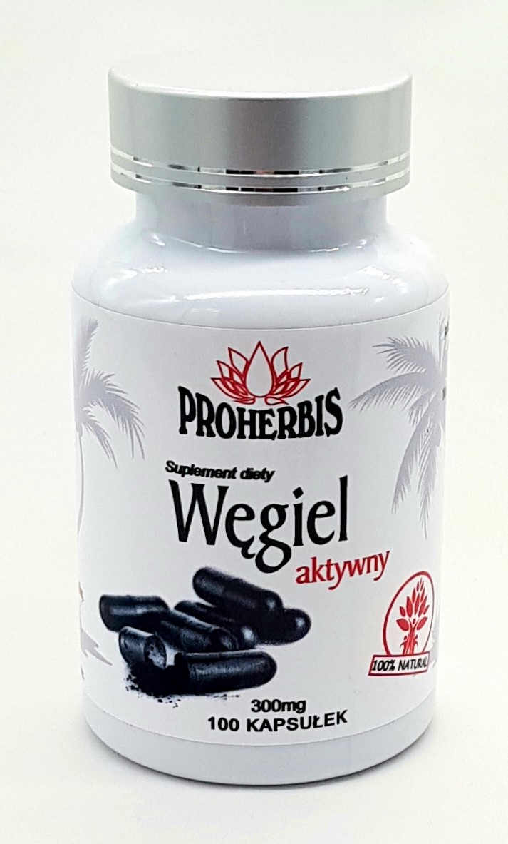 WĘGIEL AKTYWNY 100 kaps.