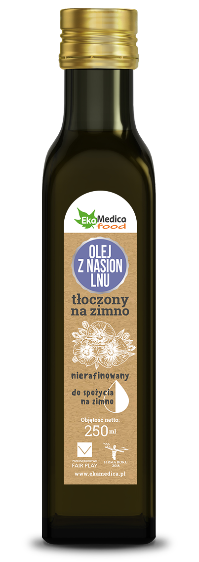 OLEJ LNIANY Z WIT. E 250 ml
