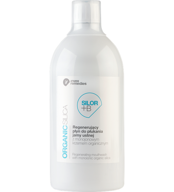 REGENERUJĄCY PŁYN DO PŁUKANIA JAMY USTNEJ z krzemem organicznym i borem SILOR+B  poj.300 ml