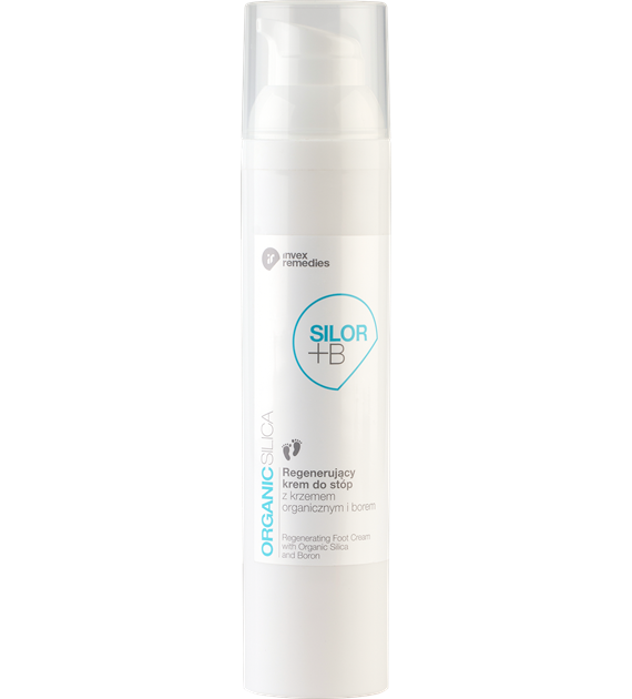REGENERUJĄCY KREM DO STÓP z krzemem organicznym i borem SILOR+B poj. 100 ml
