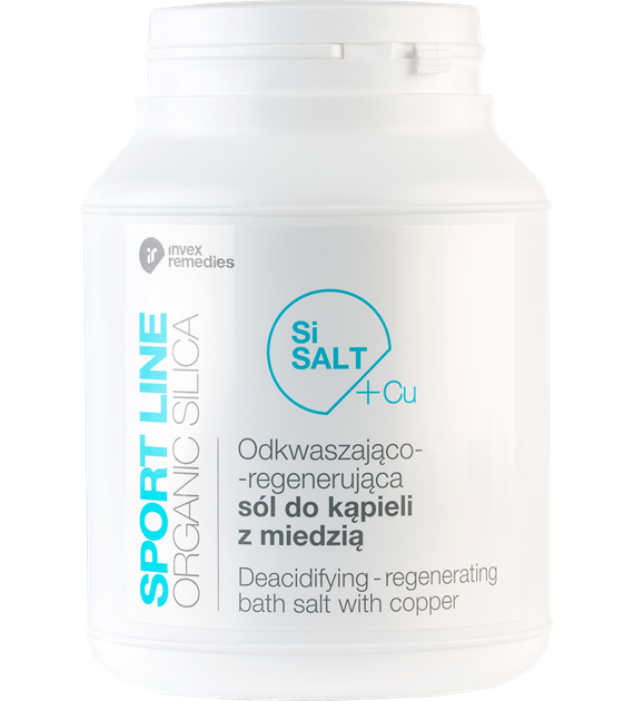 ODKWASZAJĄCO-REGENERUJĄCA SÓL DO KĄPIELI z miedzią  SiSalt+Cu  1500 g