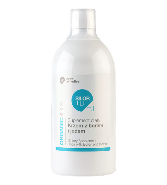 SILOR + B + J ORGANIC 1000 - suplement diety z krzemem, borem i jodem  poj. 1000 ml