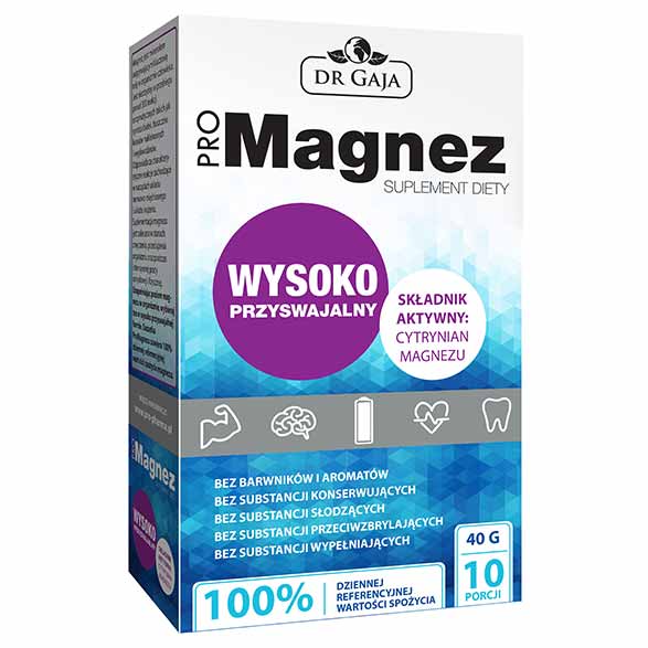 ProMAGNEZ, 10 saszetek, 40 g, Cytrynian Magnezu, 100% RWS, Propharma