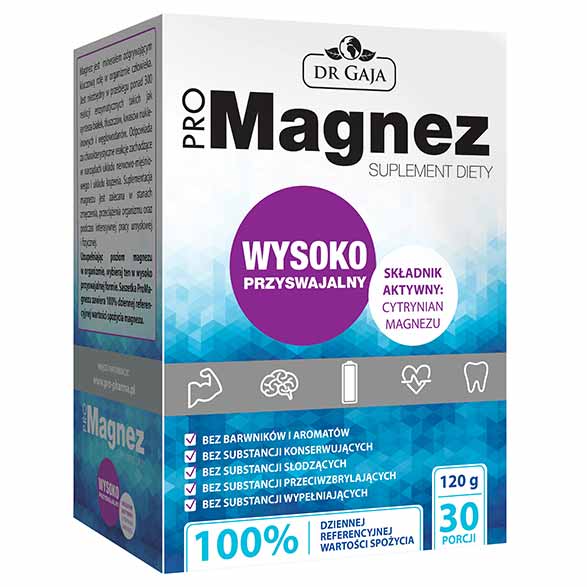 ProMAGNEZ, 30 saszetek, 120 g, Cytrynian Magnezu, 100% RWS, Propharma