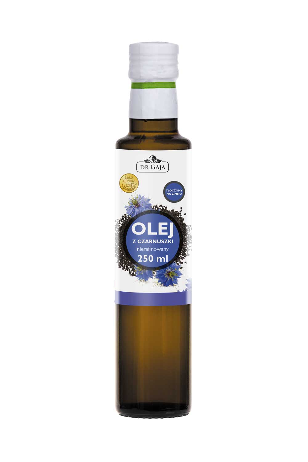 OLEJ Z CZARNUSZKI Dr Gaja, zimnotłoczony nierafinowany, 250 ml