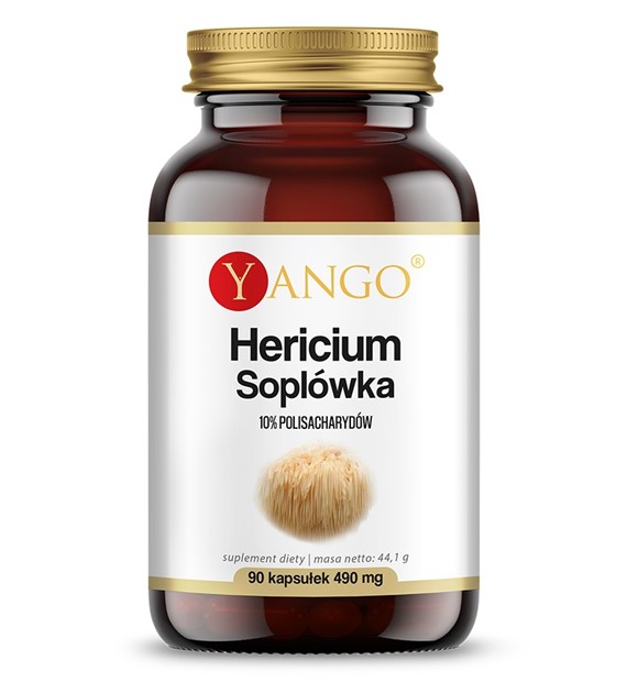 HERICIUM - Soplówka jeżowata ekstrakt 10% polisacharydów -  90 kaps.