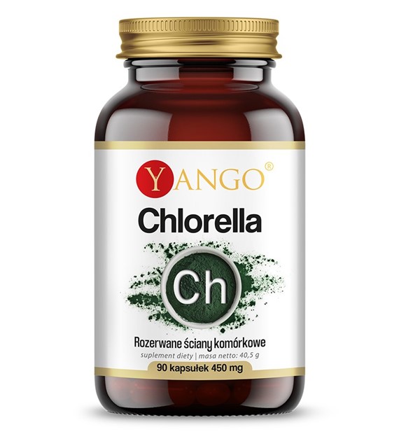 CHLORELLA - z rozerwanymi ścianami komórkowymi - 90 kaps.