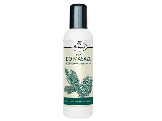 PŁYN DO MASAŻU (zawiera olejki eteryczne) 100 ml