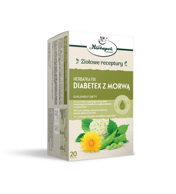 DIABETEX Z MORWĄ 30,0 g (1,5gx20szt.)