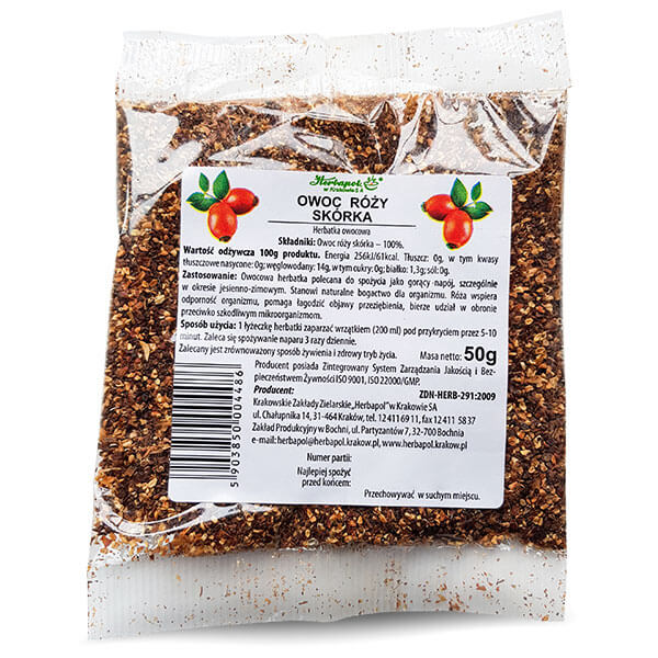 OWOC RÓŻY SKÓRKA  50 g