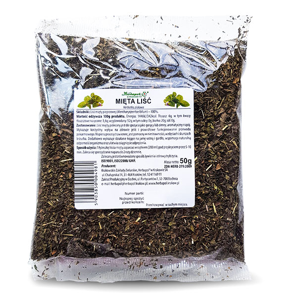 MIĘTA LIŚĆ 50 g