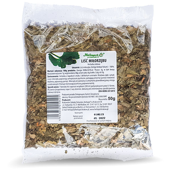 LIŚĆ MIŁORZĘBU  50 g