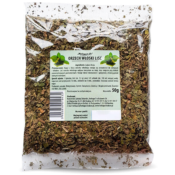 ORZECH WŁOSKI LIŚĆ  50 g