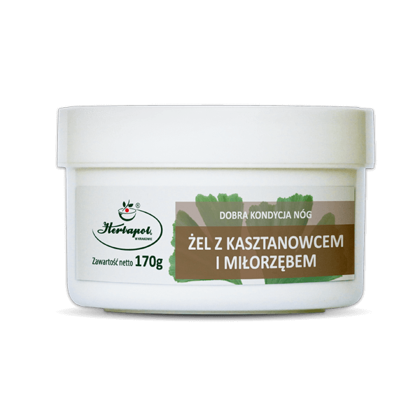 ŻEL Z KASZTANOWCEM I MIŁORZĘBEM 170 g