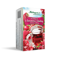 Z ŻURAWINĄ I MALINĄ   40,0 g (2,0gx20szt.)