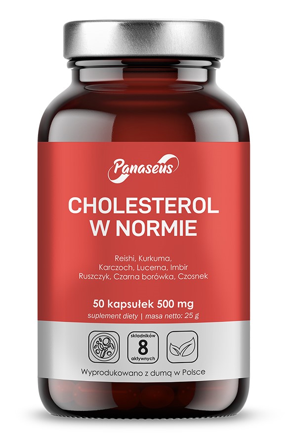 CHOLESTEROL W NORMIE - 50 kaps.- Panaseus