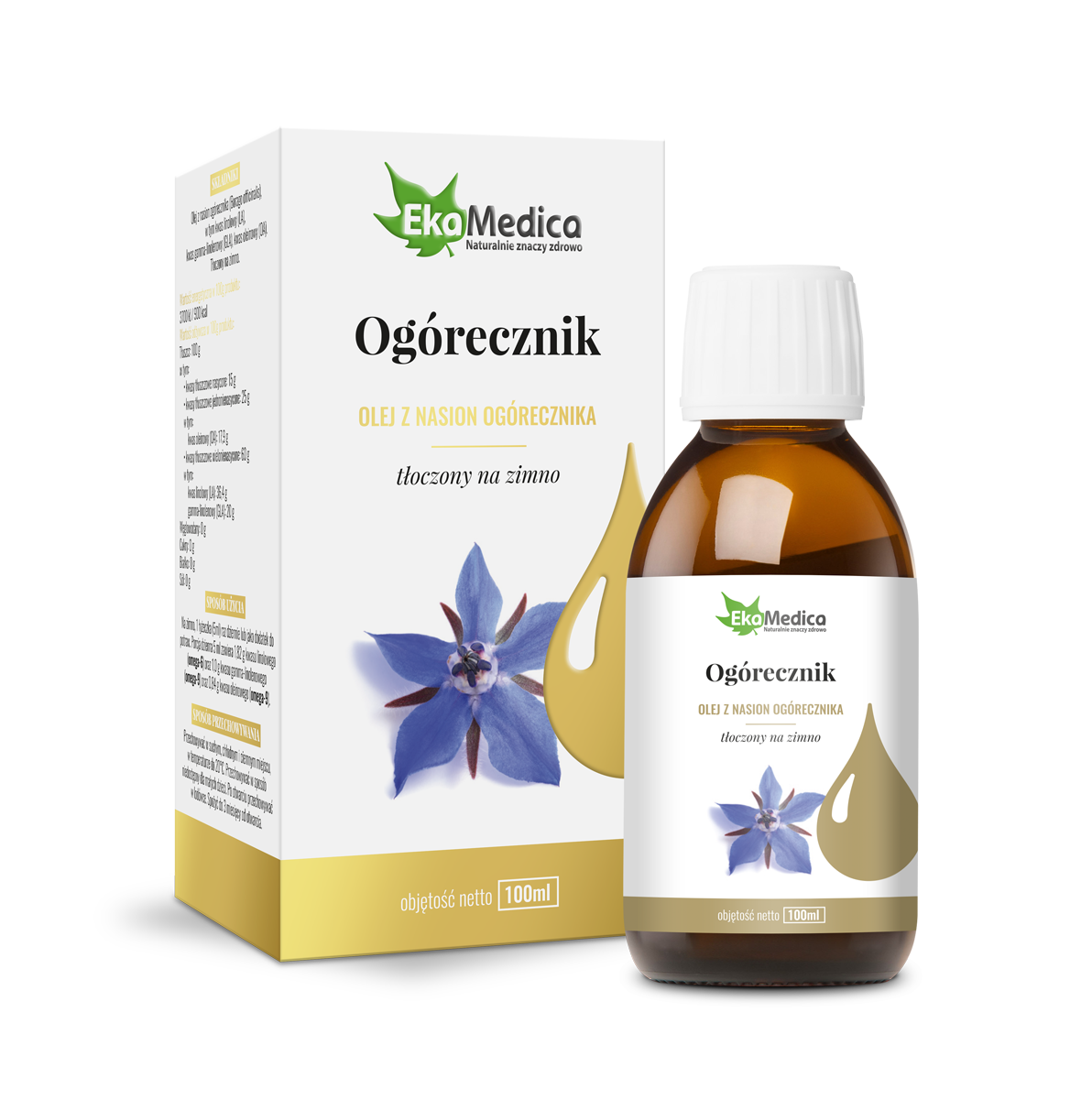 OLEJ Z OGÓRECZNIKA 100 ml  100%