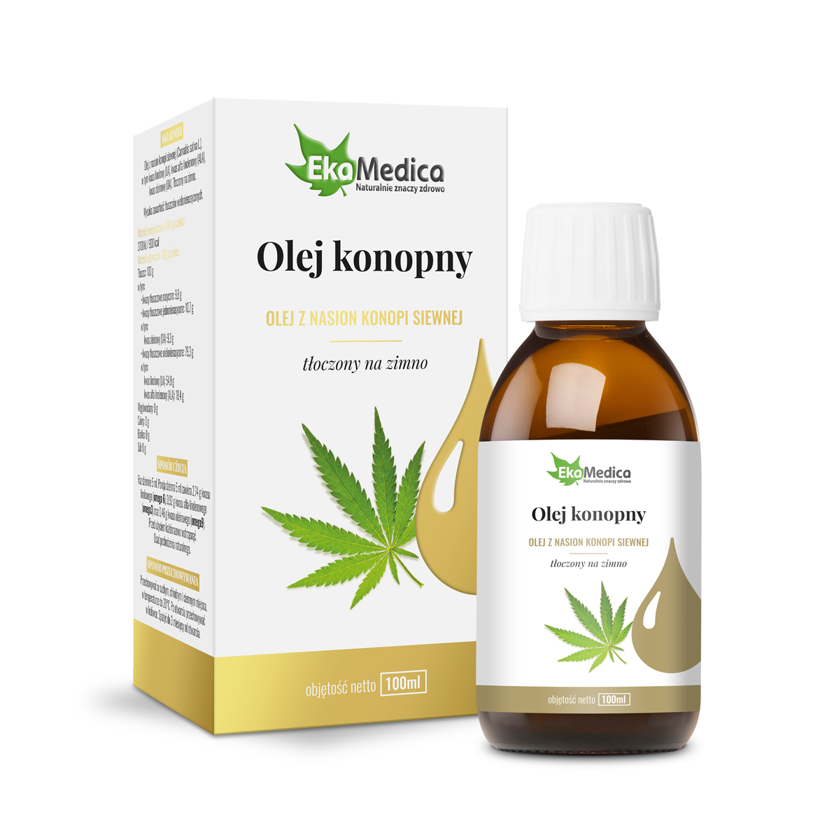 OLEJ KONOPNY 100 ml  100%