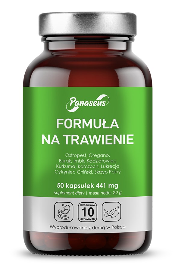 FORMUŁA NA TRAWIENIE - 50 kaps. - Panaseus