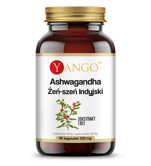 ASHWAGANDHA Ekstrakt 10:1 - 90 kapsułek