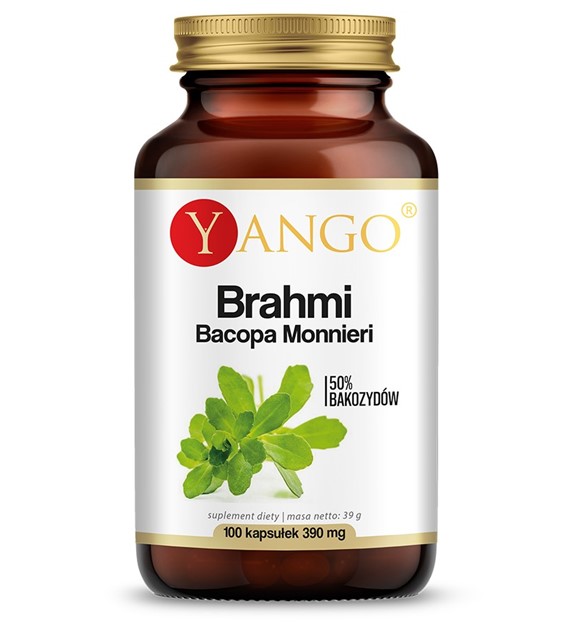 BACOPA (Brahmi) - ekstrakt 50% bakozydów - 100 kaps.