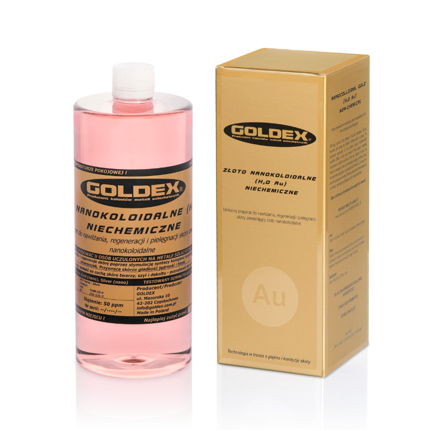 Złoto Nanokoloidalne Niechemiczne 1000 ml